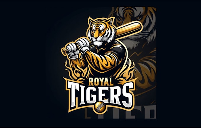 make amazing royal tiger mascot logo with creative concepts