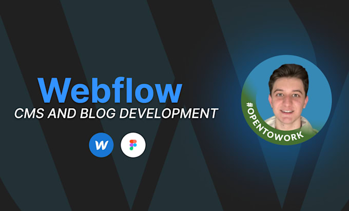 develop cms and blog website on webflow