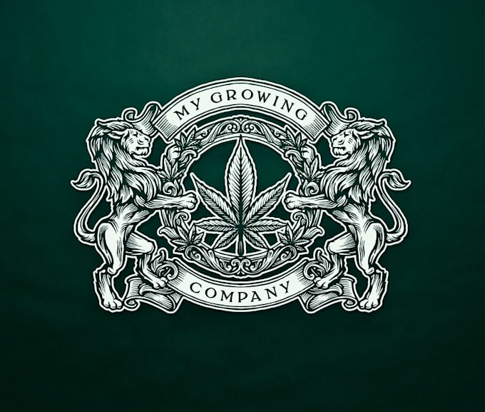 design medieval crest growing company logo