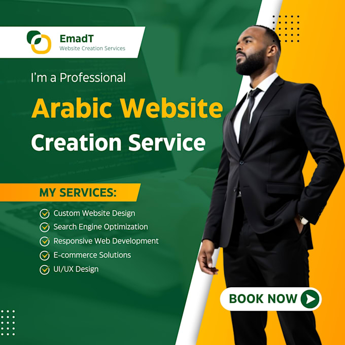 design a perfect arabic , english wordpress website for you