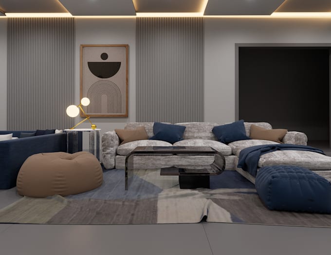 do architectural interior design and realistic 3d rendering
