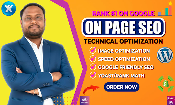 do wordpress on page SEO with yoast rank math for ranking