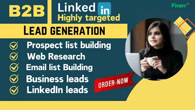 do targeted b2b lead generation, web research and real estate leads