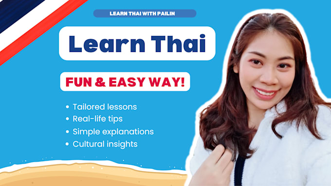 your thai tutor for beginners and travelers