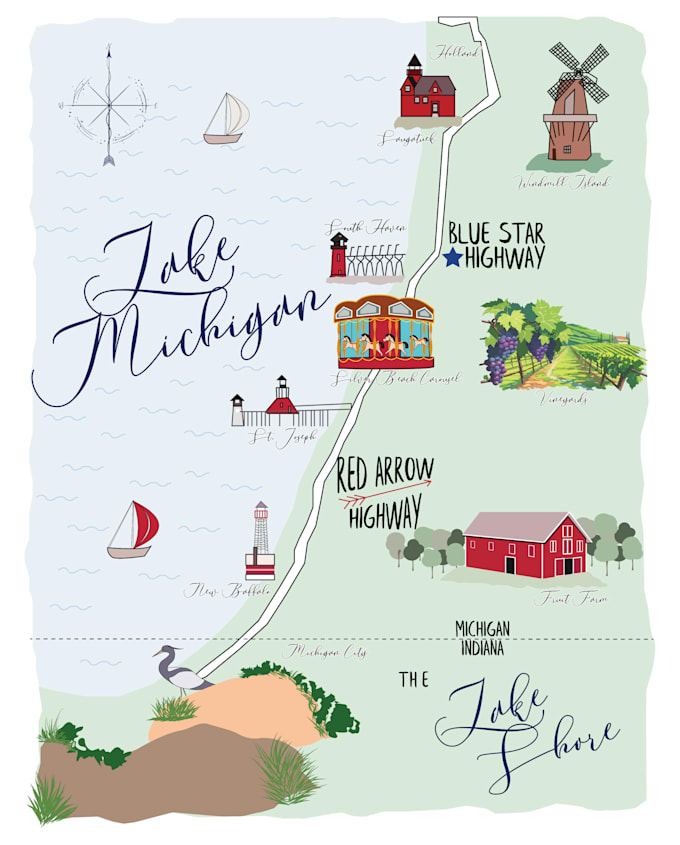 creat vactor wadding map map illustration
