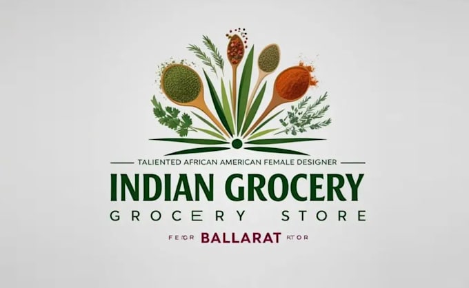 create modern spice business logo design