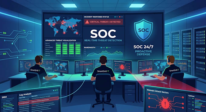 design, build, and offer fully managed noc and soc services