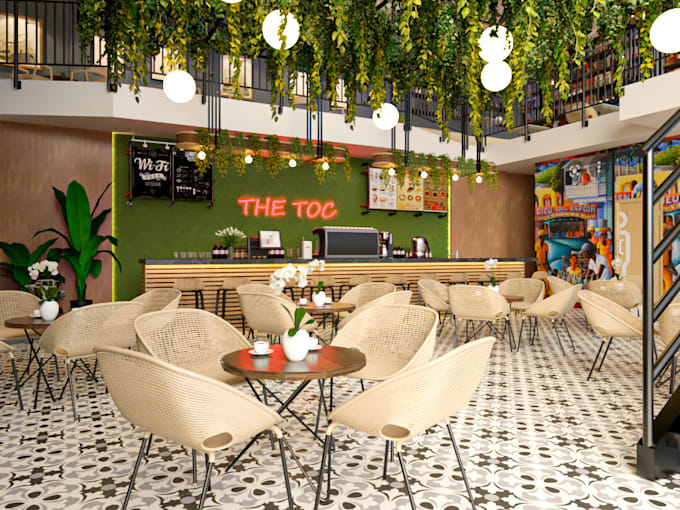 design stunning commercial and hospitality project for over 1500 sqf