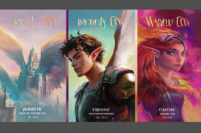 draw sci fi, romance, fantasy, gay ya book covers
