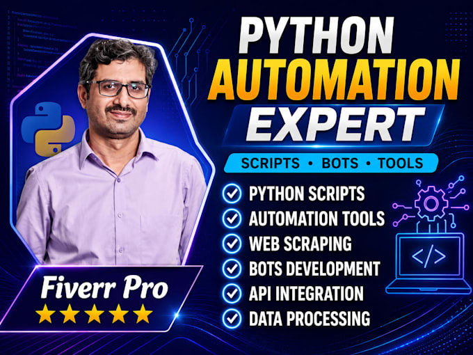 develop python scripts, bots, web scraping and automation