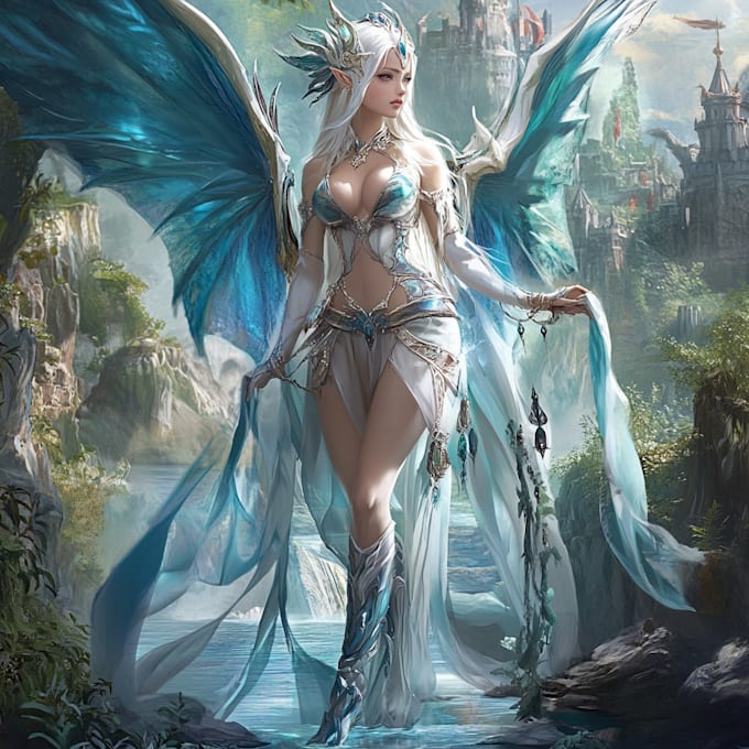 draw fantasy, realistic characters, and artwork