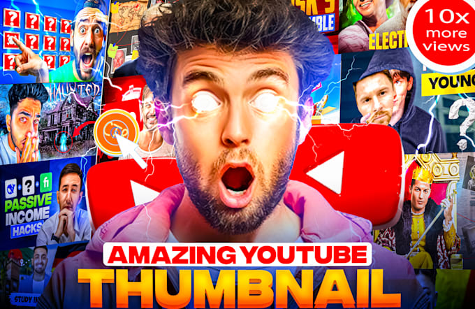 design clickbait youtube thumbnail