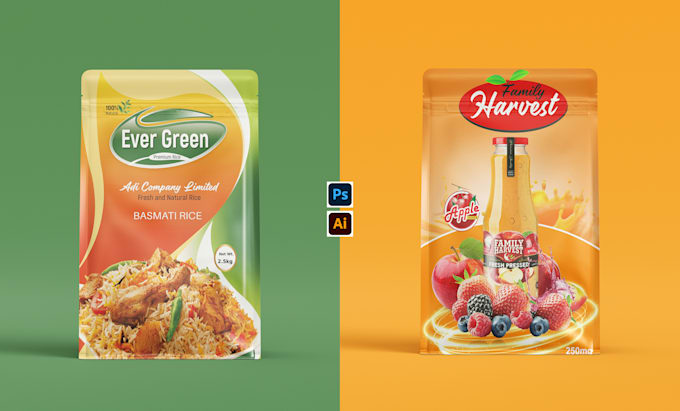 Create restaurant branding or food packaging design by Mona24h | Fiverr
