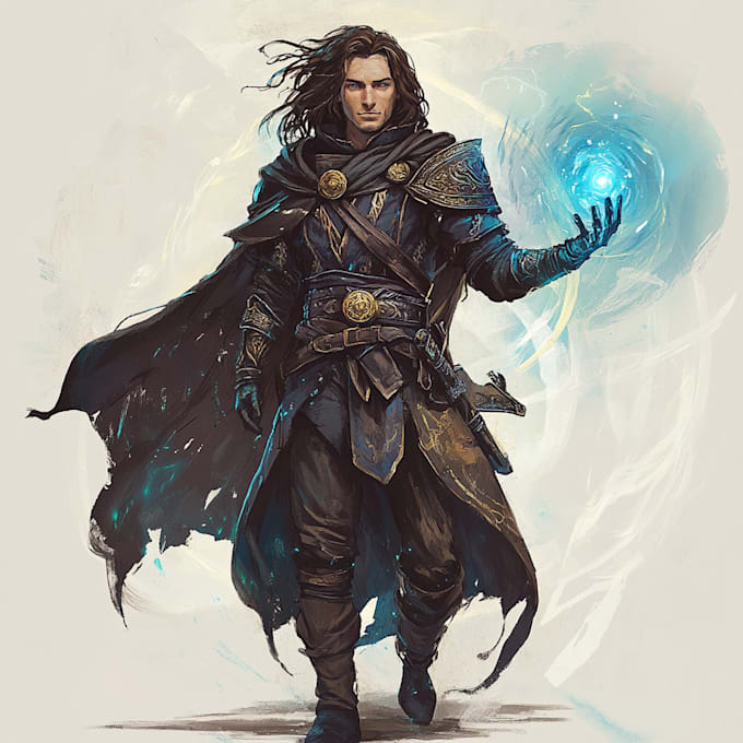 Dibuja personajes de dnd, fantasía y arte de personajes de dnd para ti.