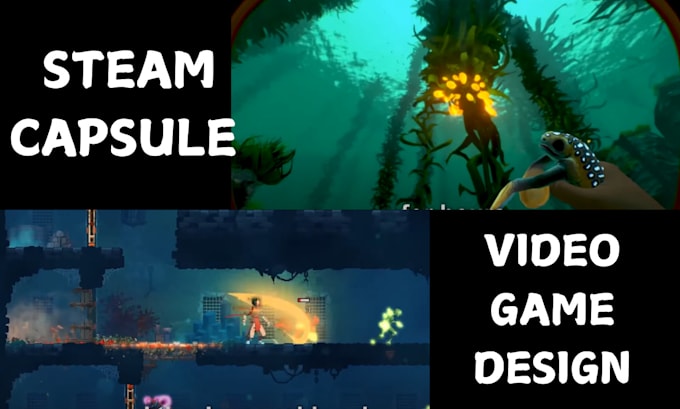 make steam capsule art steam character game banner steam graphics game promotion