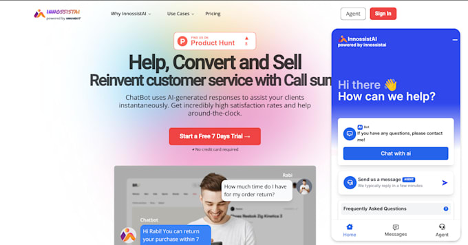 implement ai chatbots with agents