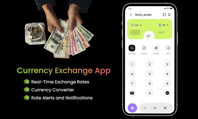 develop a custom currency exchange app for seamless global transactions