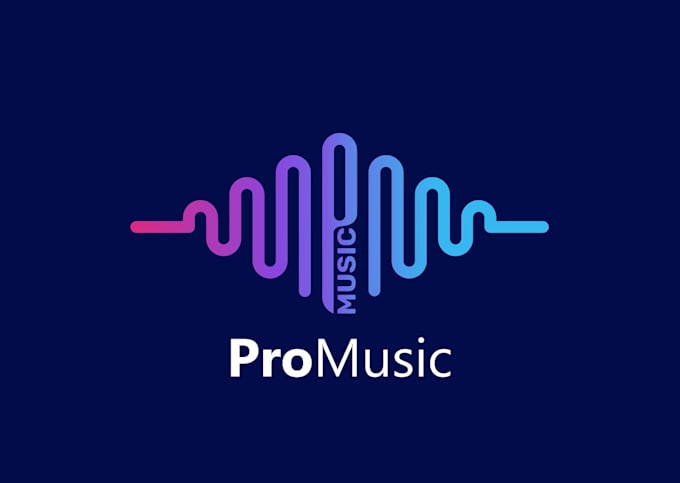 create unique and modern music logo design