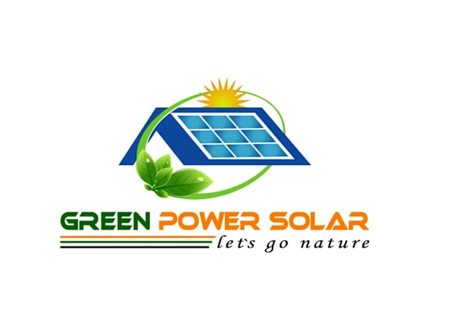 create unique and modern solar logo design