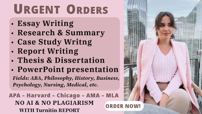 do urgent essay writing as an expert essay writer