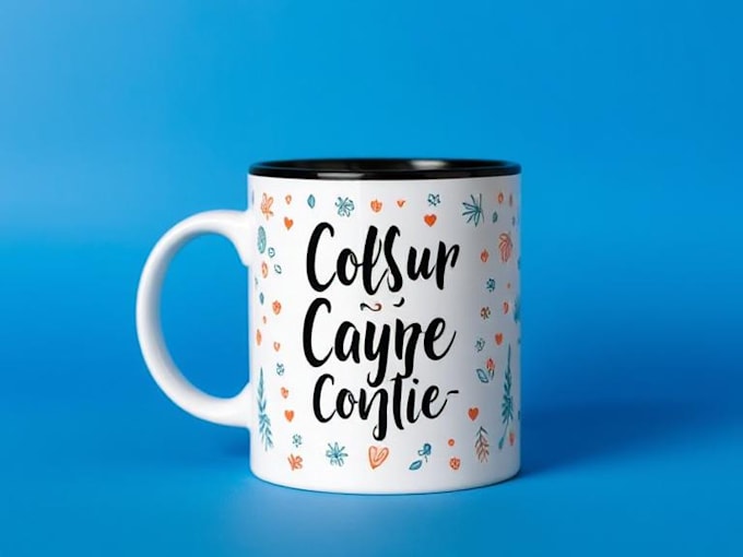 create custom coffee mug or cup design