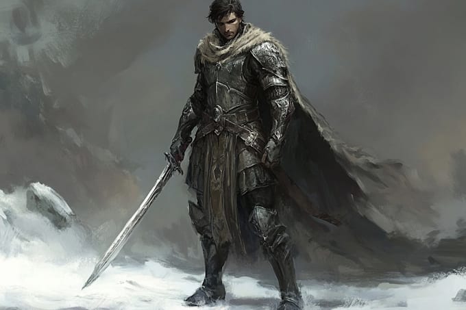 create fantasy character artwork