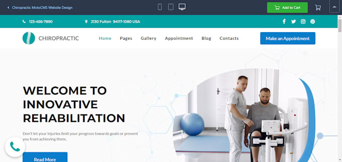 design chiropractic medicare landing page website chiropractic website
