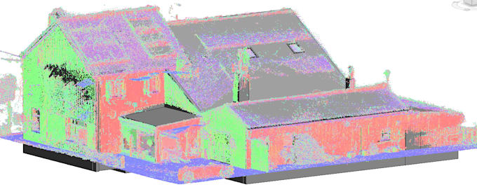 draw point cloud to revit 3d