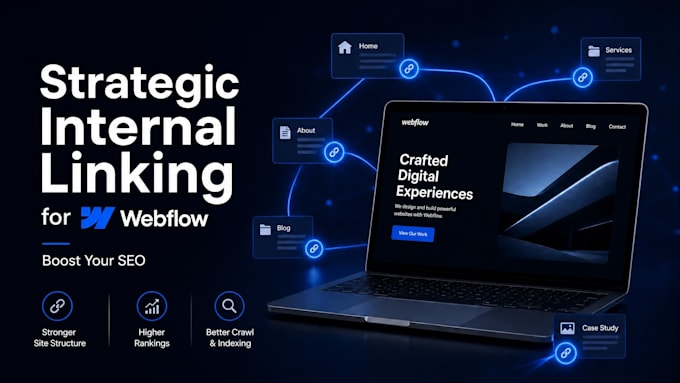build contextual internal linking to your webflow website