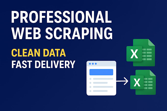 build web scraper for data extraction and automation