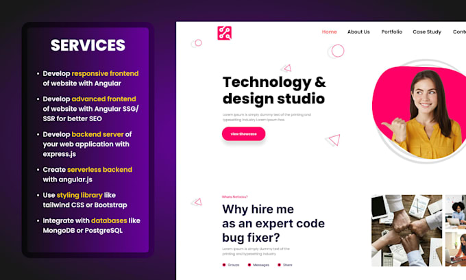 be your angular website developer for scalable web applications