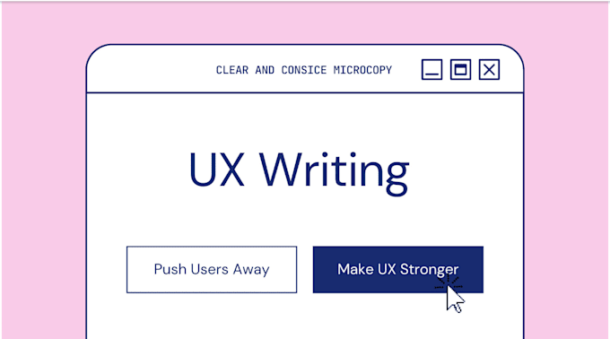 ux writting, microcopy, content writing for apps and websites