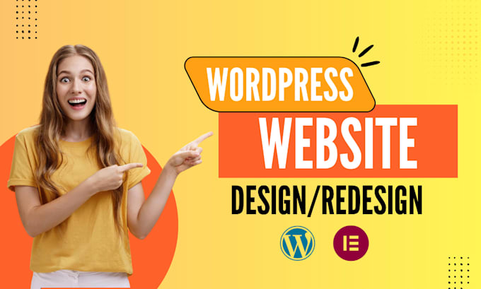 build or redesign a responsive wordpress website using elementor