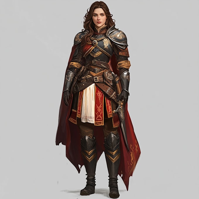 do star wars, game character or sci fi game character art for you
