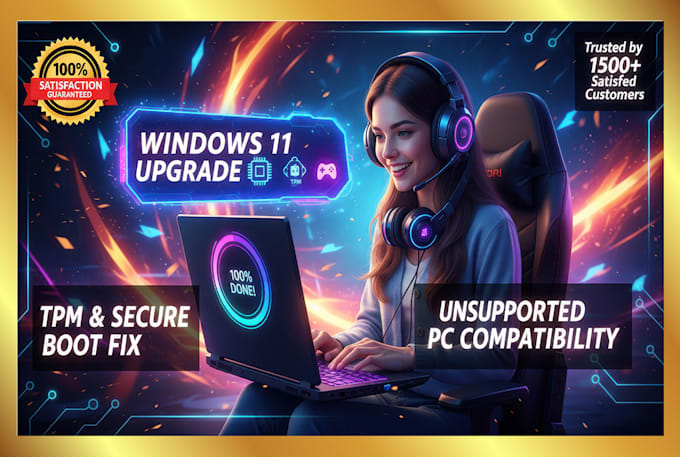 upgrade windows 10 to windows 11, tpm, secure boot fix, unsupported computer PC