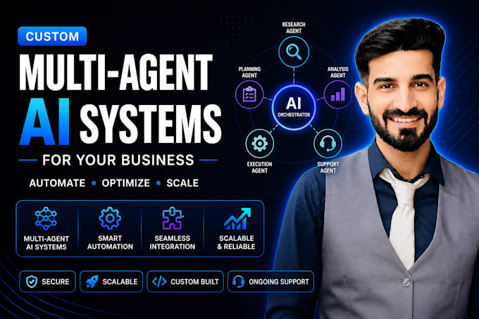 develop custom multi agent ai systems for your business