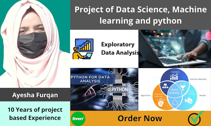 do machine learning, data science, and python projects for you