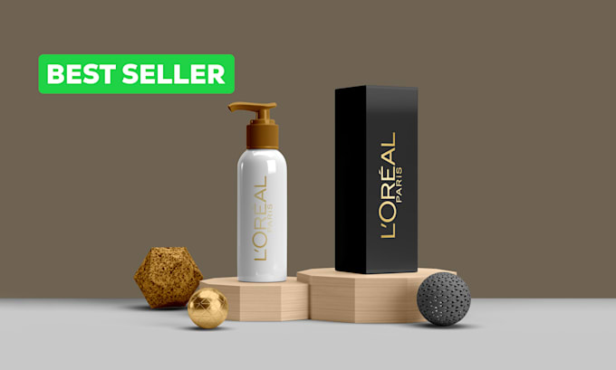 do 3d product modeling, perfume bottle and realistic render