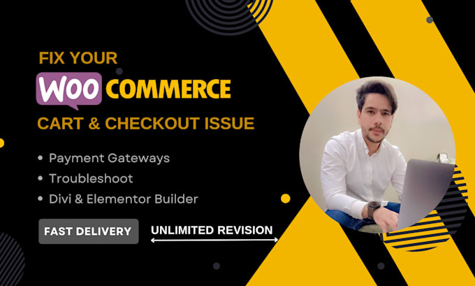 fix your woocommerce cart and checkout issue and customize