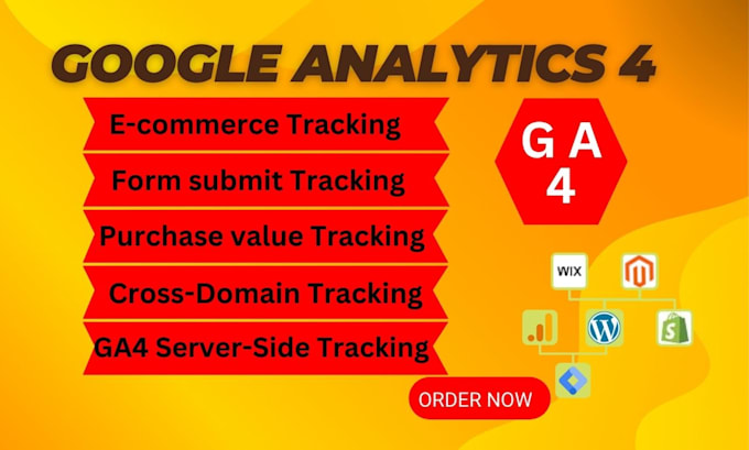 Google analytics 4, ecommerce tracking setup via gtm by Frratna | Fiverr