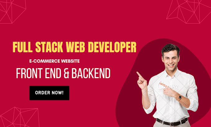 build custom website development as a full stack web developer, website builder