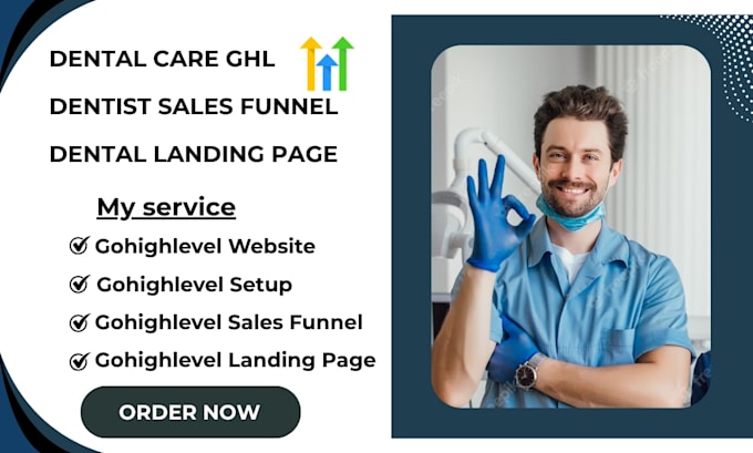 setup dental care gohighlevel website dentist sales funnel dental landing page