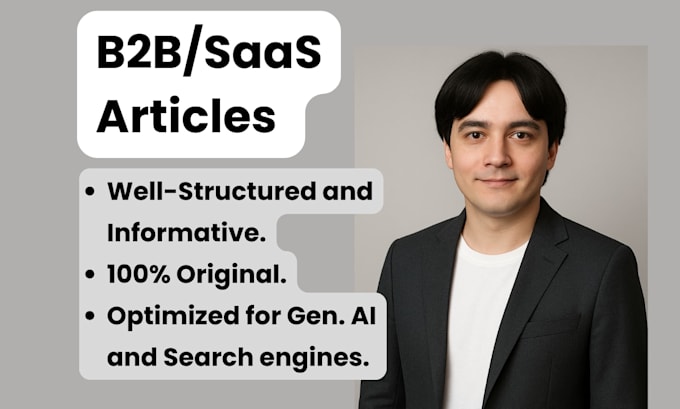 be your b2b saas content writer