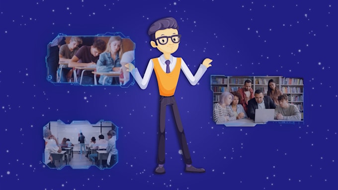 create 2d explainer, motion graphics