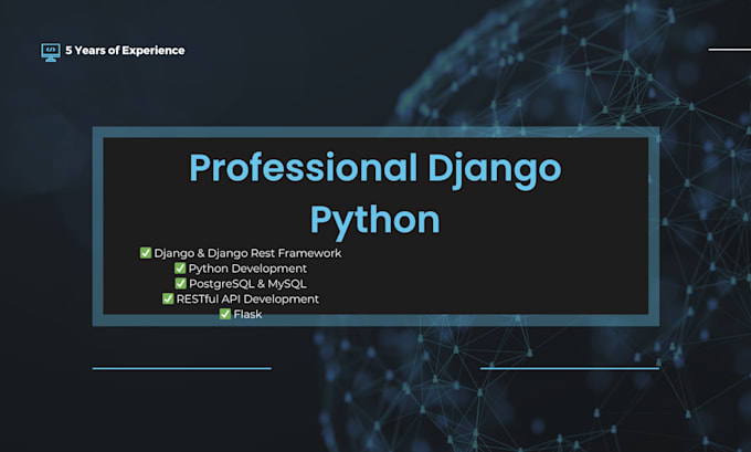 full stack django python developer with ai integration fastapi