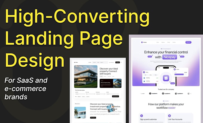 design a highconverting landing page for your saas or ecommerce brand