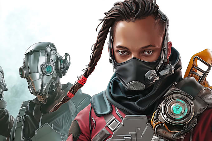 make digital cyborg, cyberpunk, and fantasy characters