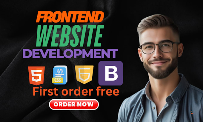 Be your front end web developer html css bootstrap by Hammadshahza736 ...