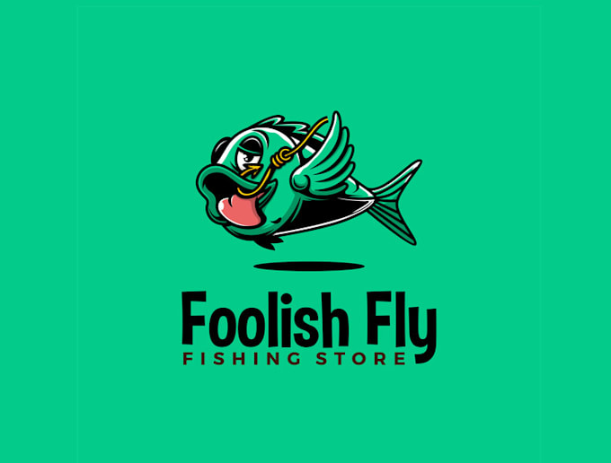 design awesome fishing store logo