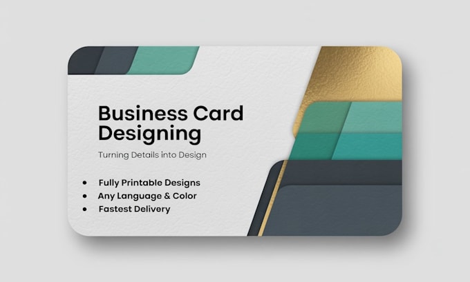 design professional printable business card